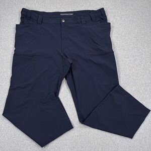 Duluth Trading Co Flexpedition Pants Mens 46x32 (46x31.5) Blue Cargo Work Hiking